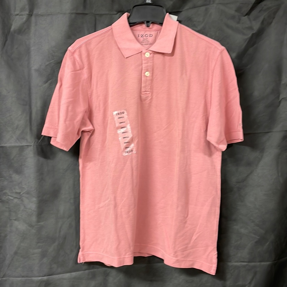Izod Pull Over Short Sleeve  Button Shirt - Picture 2 of 7